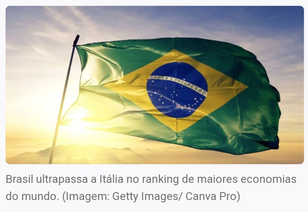 Após alta do PIB, Brasil sobe para 8ª economia do mundo; veja o ranking