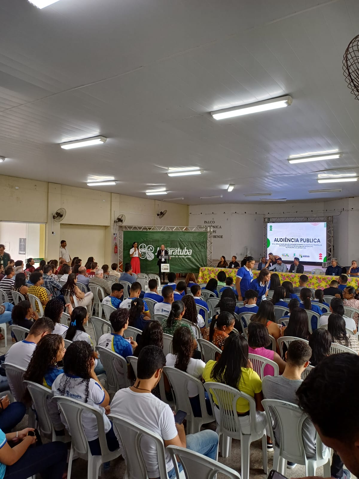 Audiência Pública sobre a implantação de uma Unidade de Ensino do IFS em Japaratuba