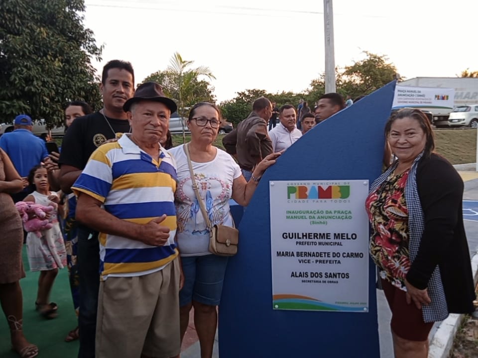 Inauguração de Praça em homenagem a Manuel da Anunciação ( Sinhô) em Pirambu-SE