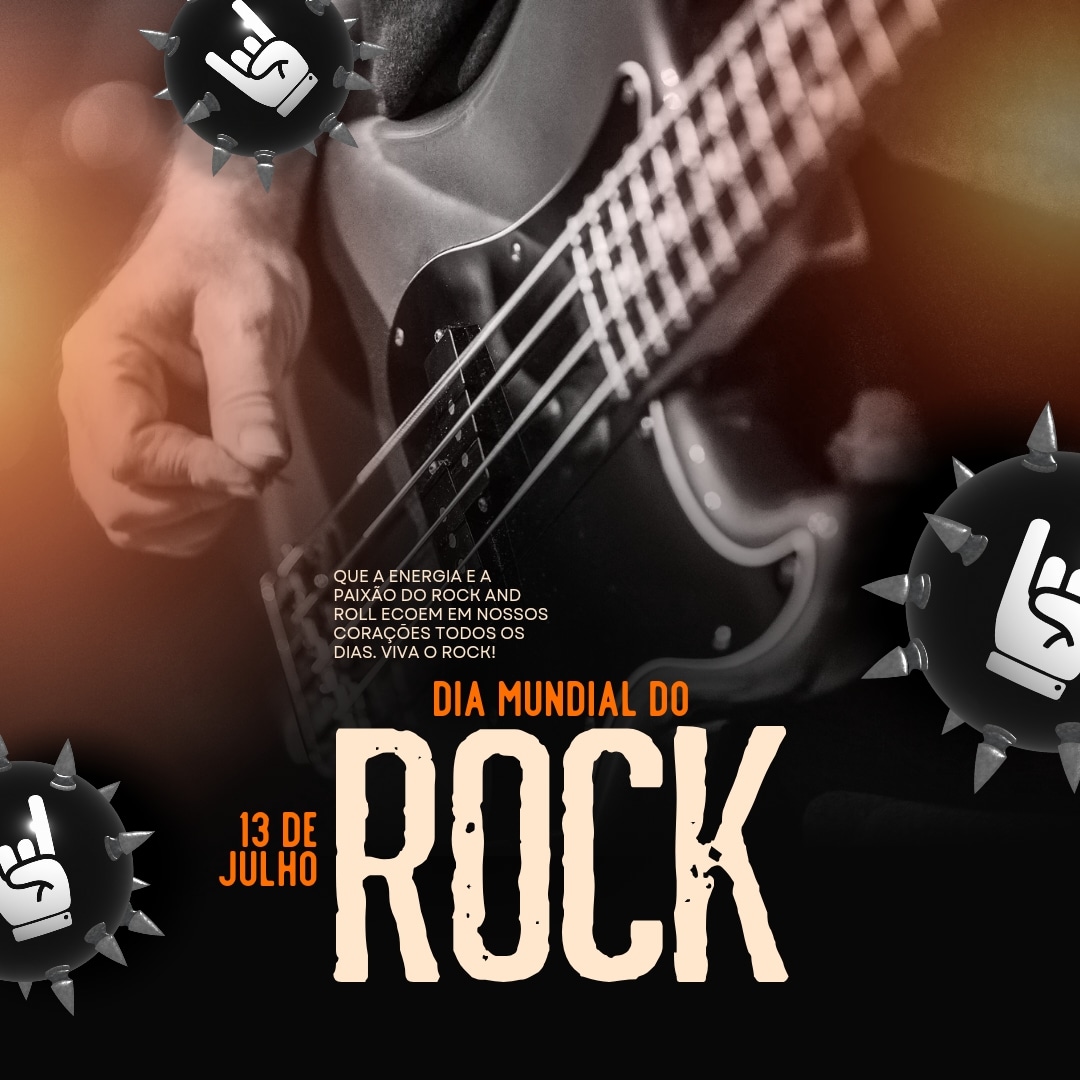 13 DE JULHO DIA DO ROCK AND ROLL