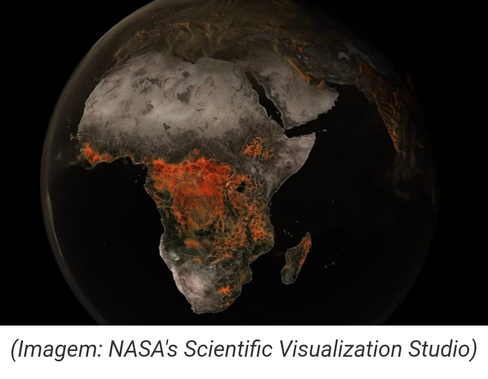 NASA Revela Imagens de Nuvem de CO2 se Movendo ao Redor da Terra