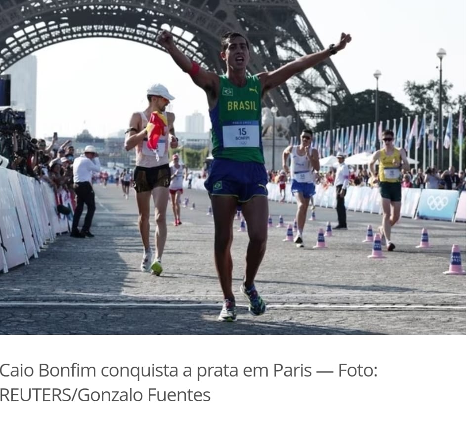 Caio Bonfim conquista medalha inédita para o Brasil na marcha atlética nas Olimpíadas