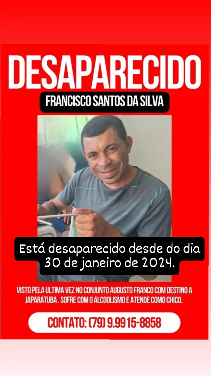 O desaparecimento de Chico