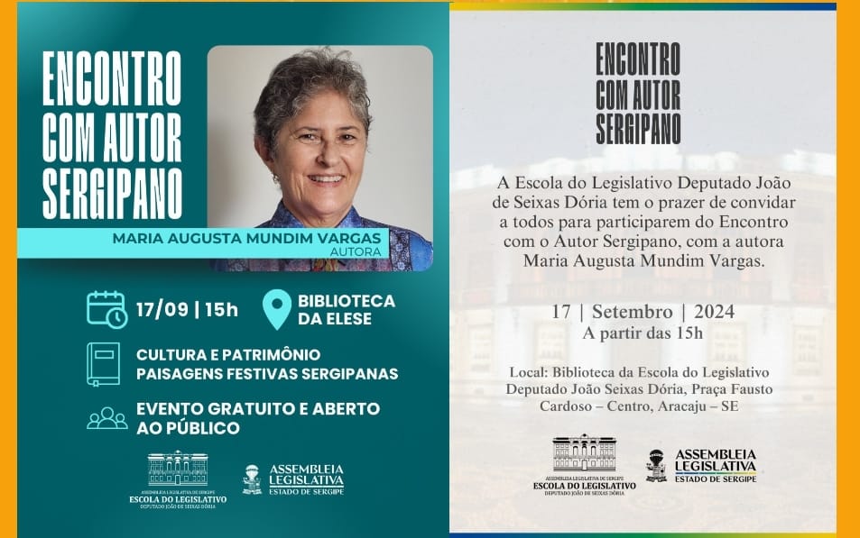 Encontro com Autor Sergipano – Com Maria Augusta Mundim Vargas