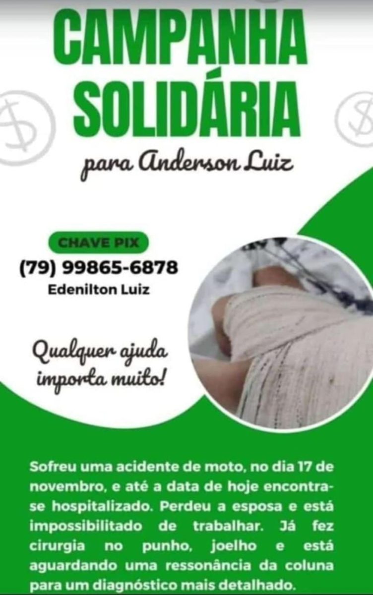 Ajude Anderson Luiz: Sua Solidariedade Pode Transformar Uma Vida