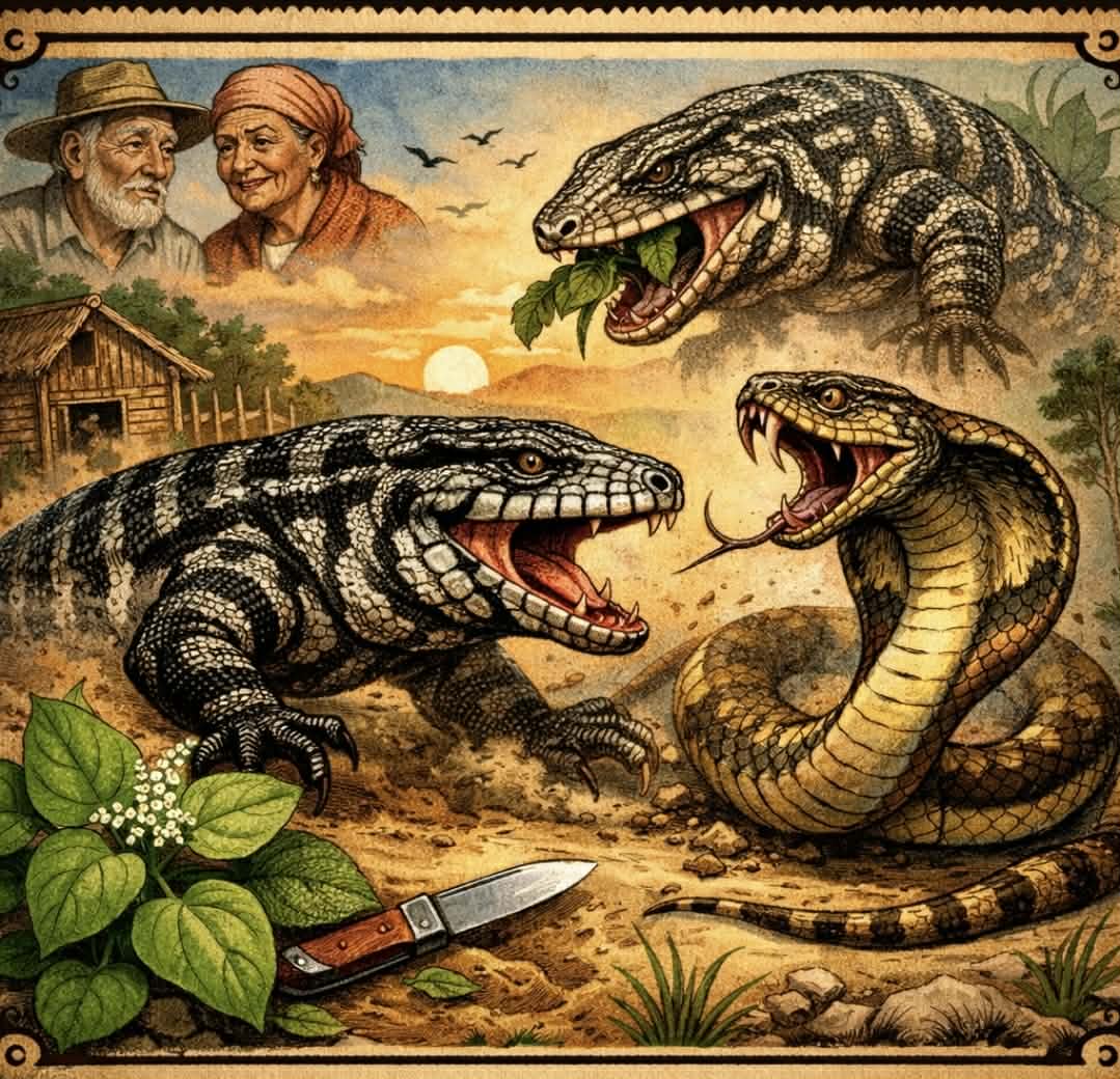 A Intriga da Cobra com o Teiú