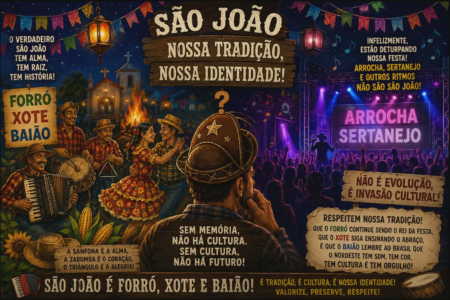 Crônica do Professor Antonio Glauber sobre o verdadeiro som do São João